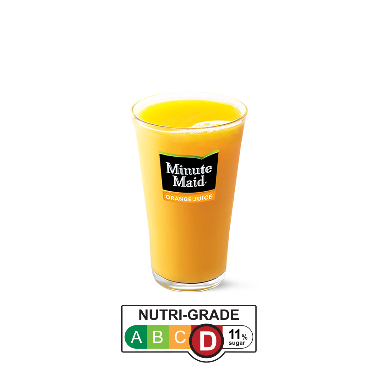 Mcdonald's orange 2025 juice nutrition